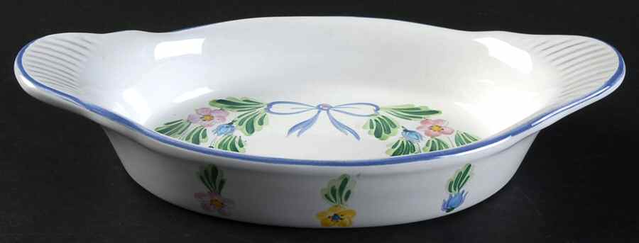 Bow 9" Augratin by Herend Village-1