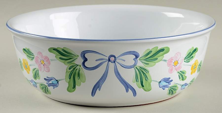 Bow 9" Round Vegetable Bowl by Herend Village-1