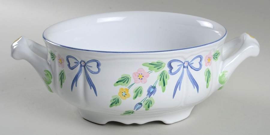 Bow Round Vegetable No Lid by Herend Village-1