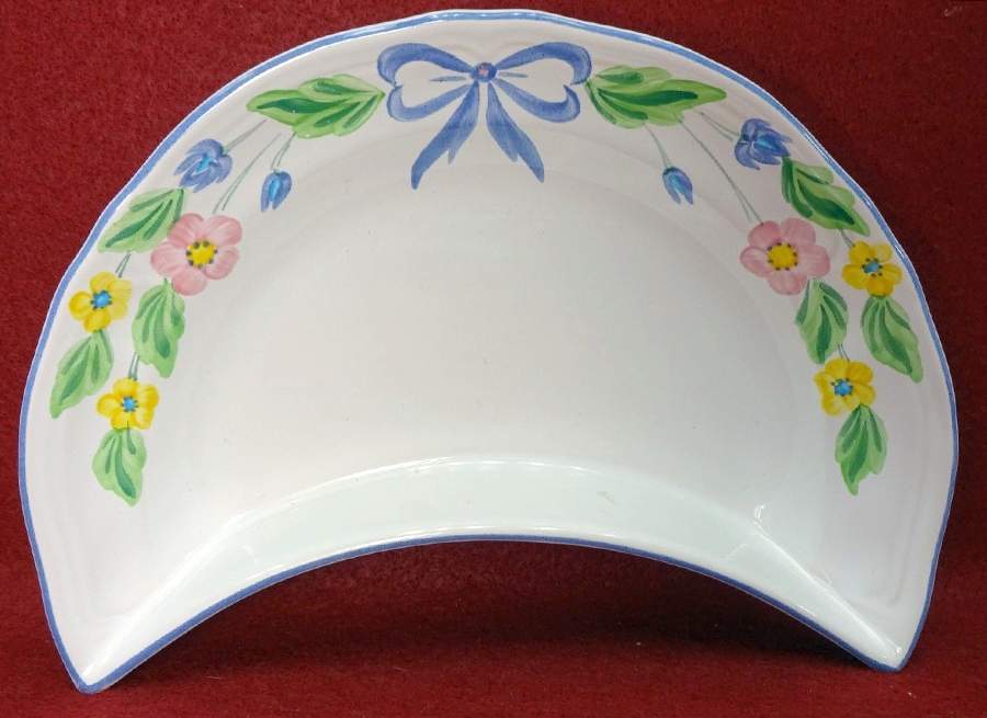 Bow Crescent Salad Plate by Herend Village-1