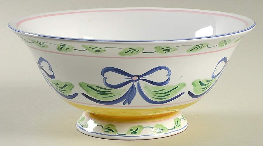 Bow 8" Footed Bowl by Herend Village-1