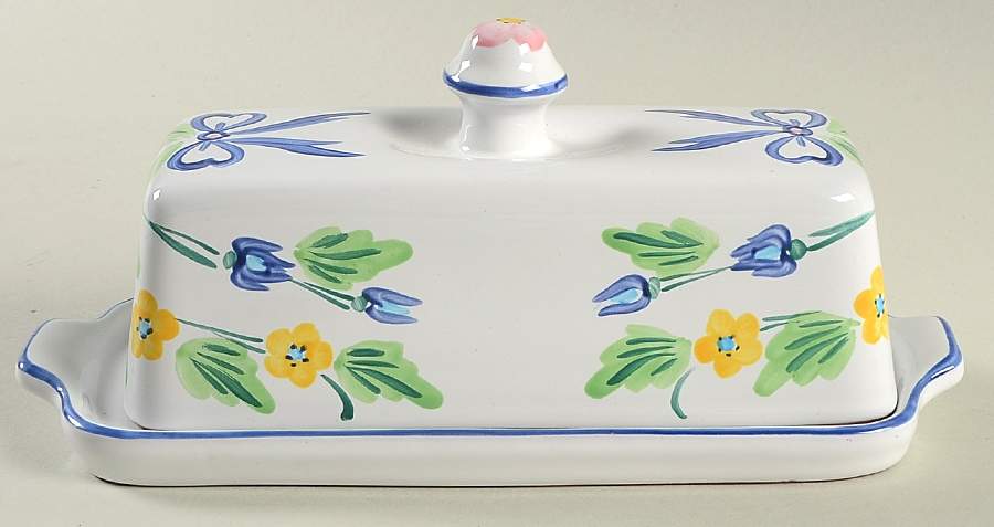 Bow 1/4 Lb Covered Butter by Herend Village-1