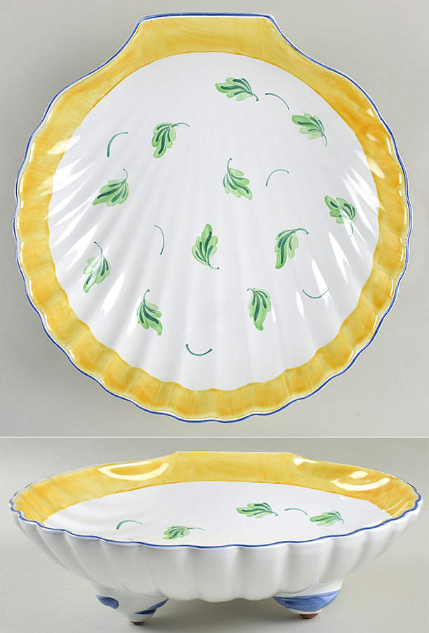 Crispin Large Shell Shaped Dish by Herend Village-1