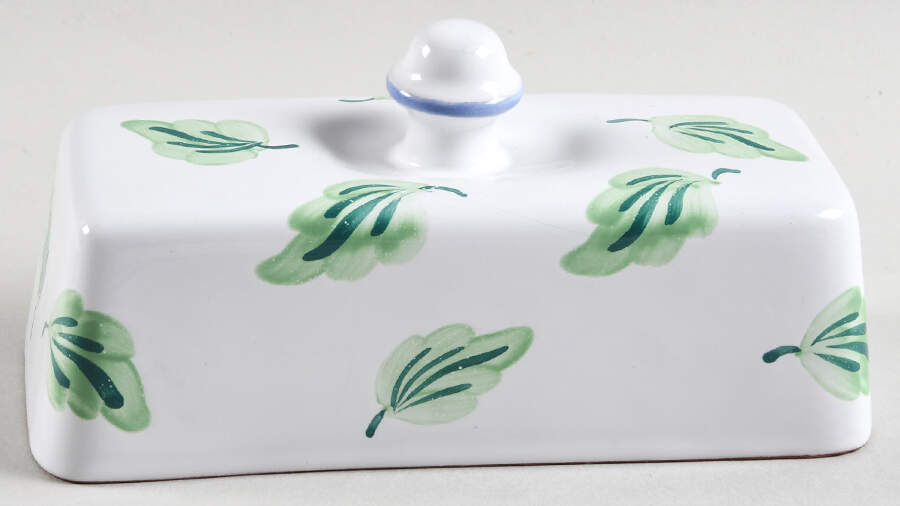 Crispin Lid for 1/4 Lb Butter by Herend Village-1