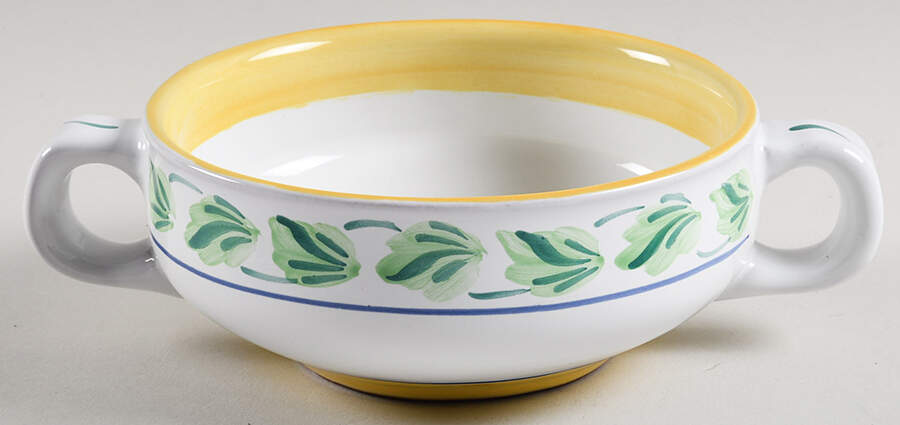 Crispin Flat Cream Soup Bowl by Herend Village-1