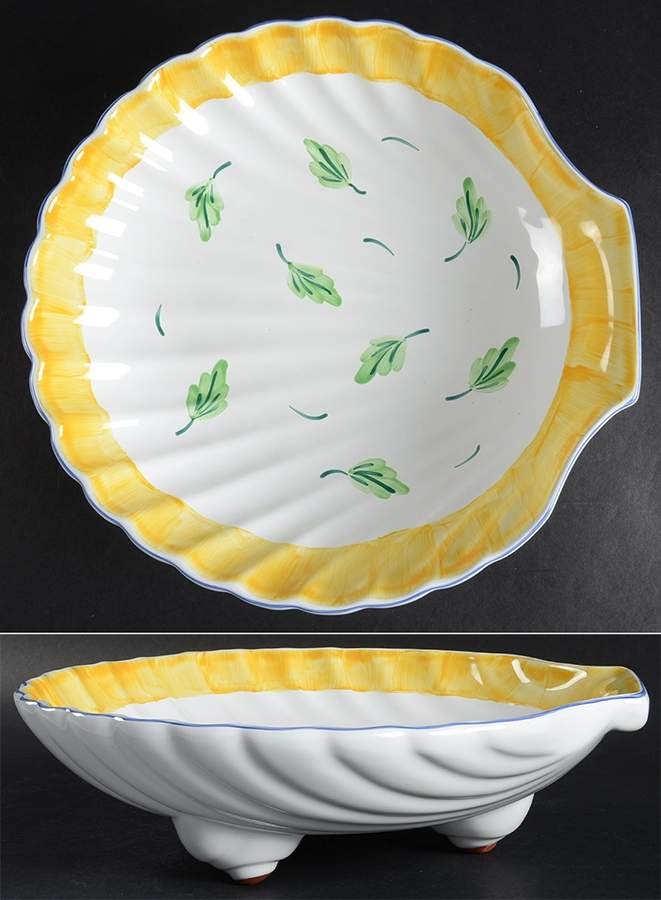 Crispin Large Shell Shaped Dish by Herend Village-1
