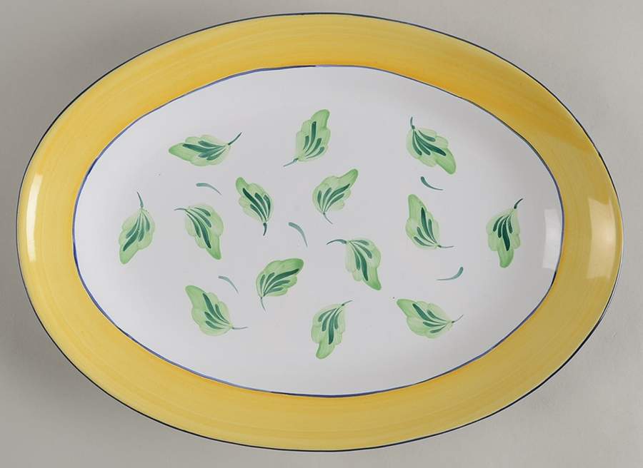 Crispin 12" Oval Serving Platter by Herend Village-1