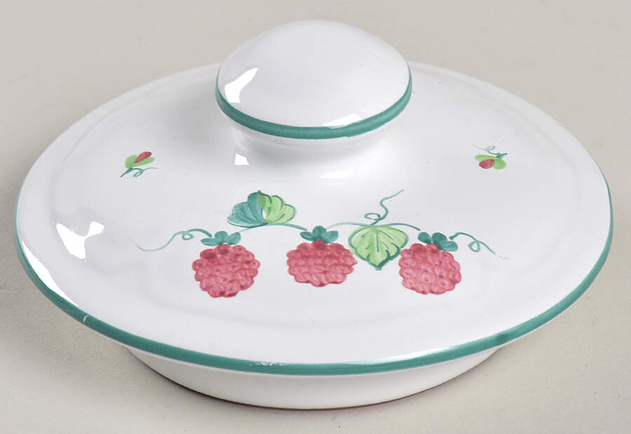 Fancy Fruits Lid for Sugar Bowl by Herend Village-1