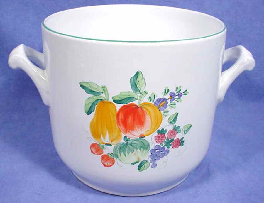Fancy Fruits Medium Cachepot by Herend Village-1