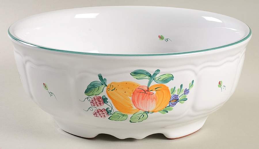 Fancy Fruits 8" Round Vegetable Bowl by Herend Village-1