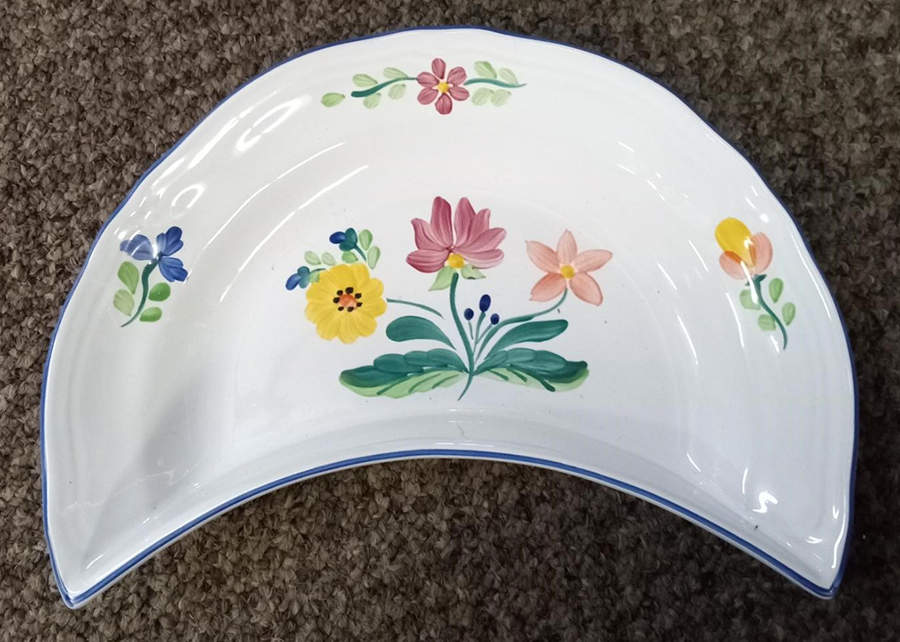 Herend Bouquet Crescent Salad Plate by Herend Village-1
