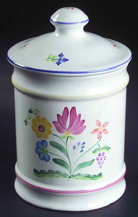 Herend Bouquet Medium Canister & Lid by Herend Village-1