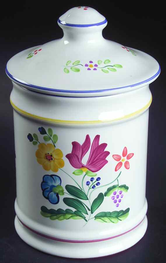 Herend Bouquet Small Canister & Lid by Herend Village-1