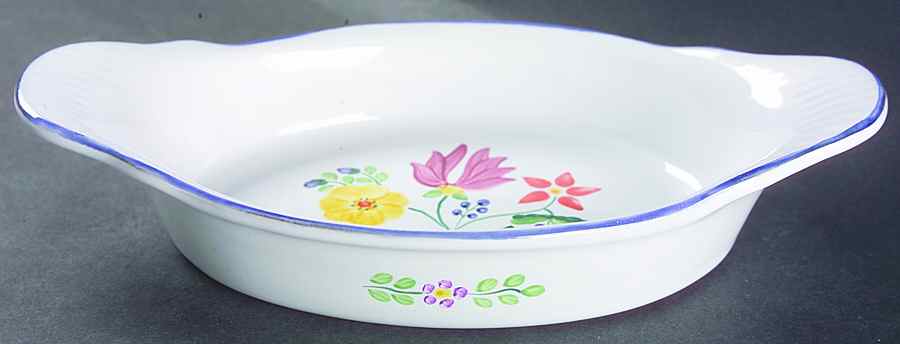 Herend Bouquet 9" Augratin by Herend Village-1