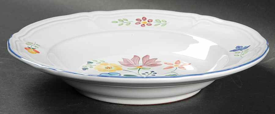Herend Bouquet Large Rim Soup Bowl by Herend Village-1