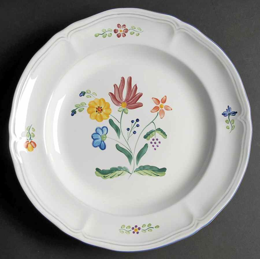 Herend Bouquet 13" Chop Plate (Round Platter) by Herend Village-1