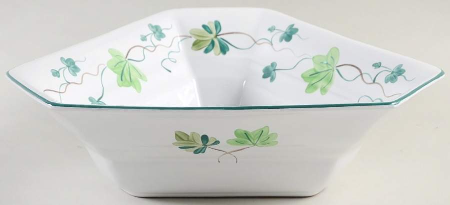 Ivy Triangular Vegetable Bowl by Herend Village-1