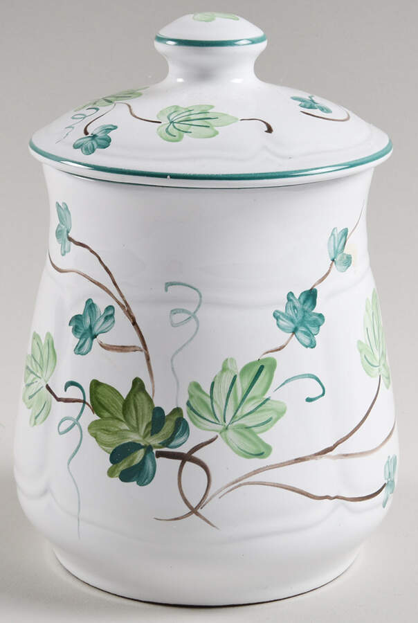 Ivy Small Canister & Lid by Herend Village-1