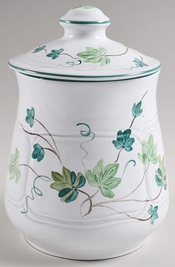 Ivy Large Canister & Lid by Herend Village-1