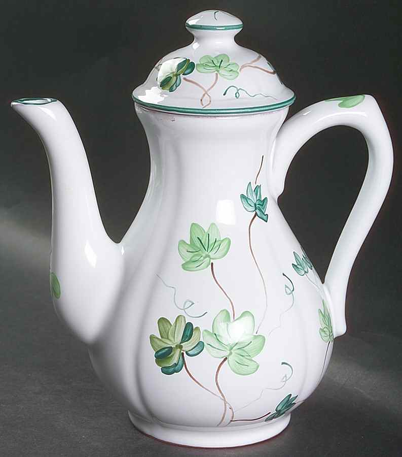 Ivy Coffee Pot & Lid by Herend Village-1