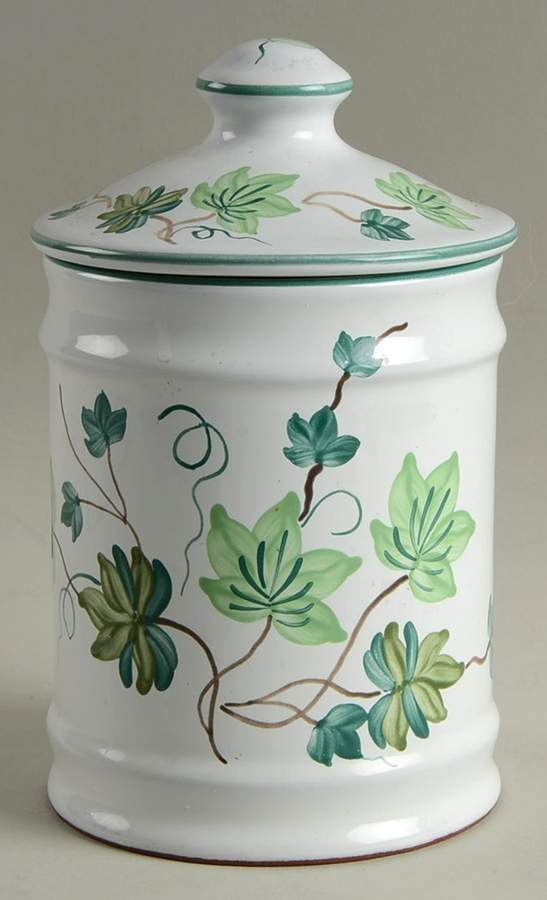Ivy Small Canister & Lid by Herend Village-1