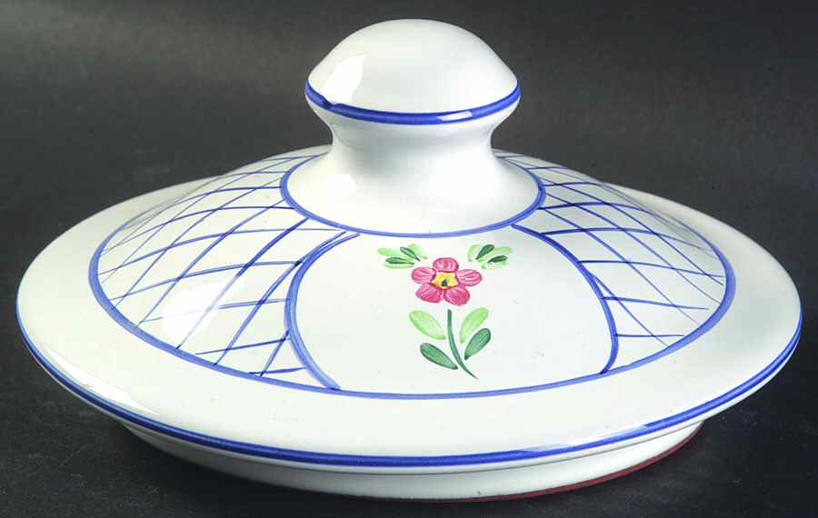 Lattice Hill Lid for Large Canister by Herend Village-1