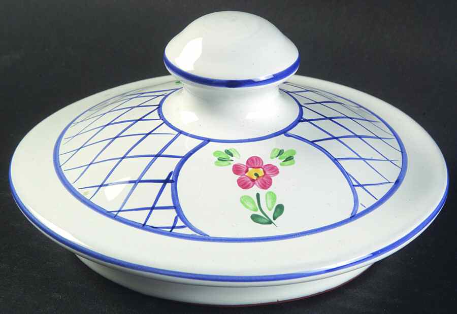 Lattice Hill Lid for Medium Canister by Herend Village-1
