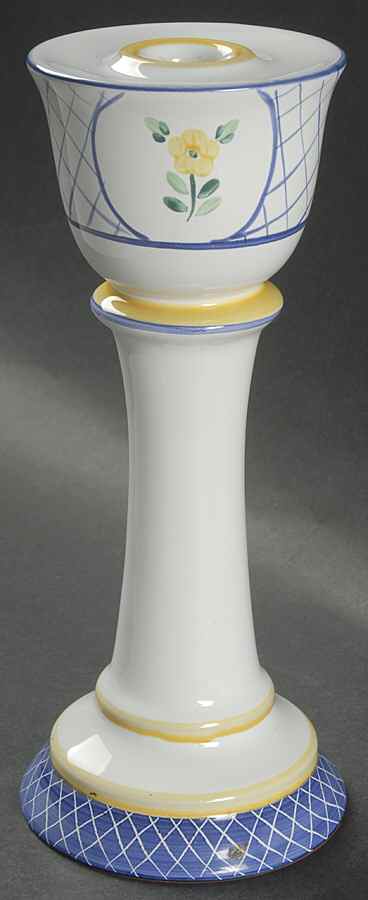 Lattice Hill Tall Candlestick by Herend Village-1