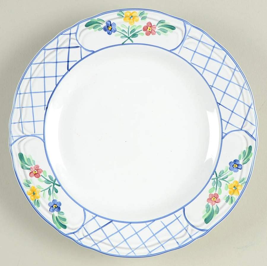 Lattice Hill Bread & Butter Plate by Herend Village-1