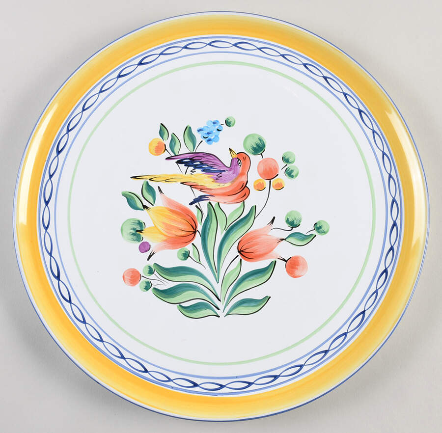 Morning Song Service Plate (Charger) by Herend Village-1