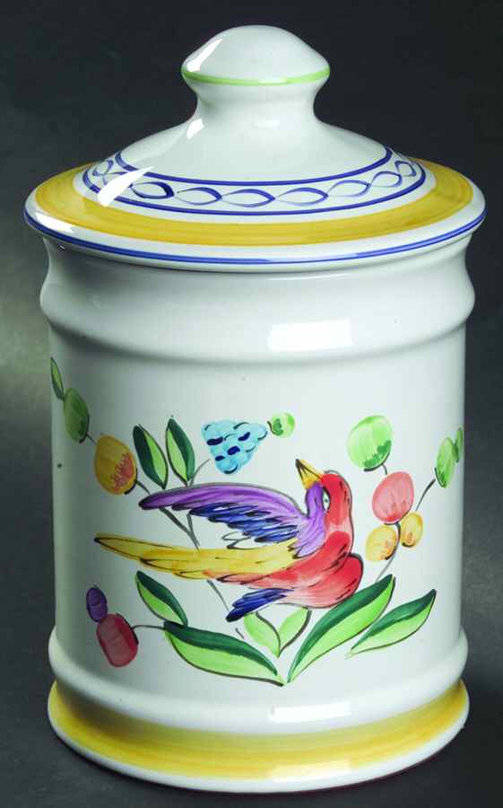 Morning Song Medium Canister & Lid by Herend Village-1