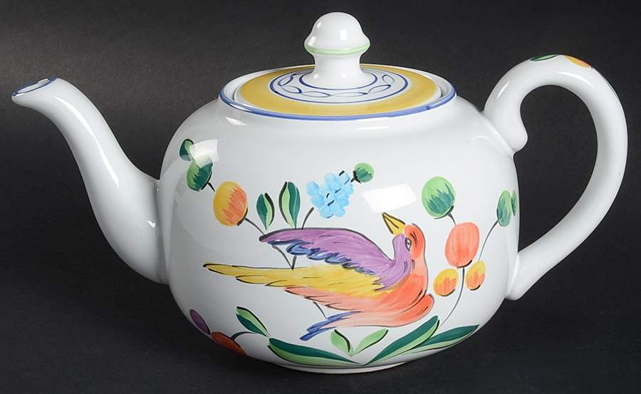 Morning Song Teapot & Lid by Herend Village-1