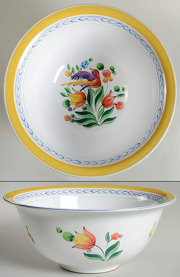 Morning Song 13" Nesting Bowl by Herend Village-1