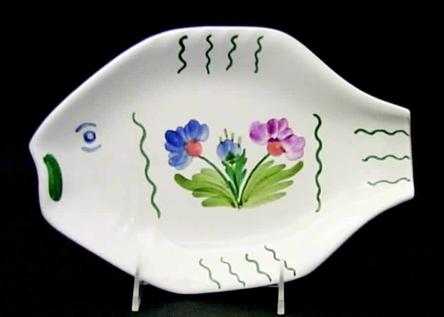 Newport Fish Plate by Herend Village-1