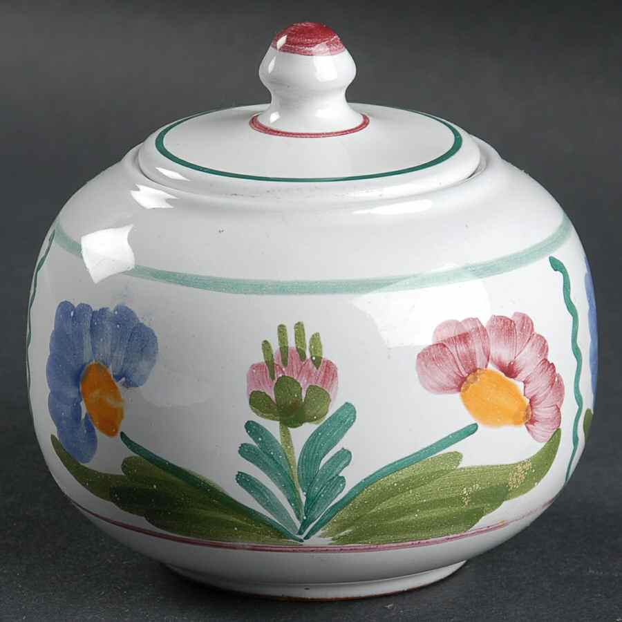 Newport Sugar Bowl & Lid by Herend Village-1