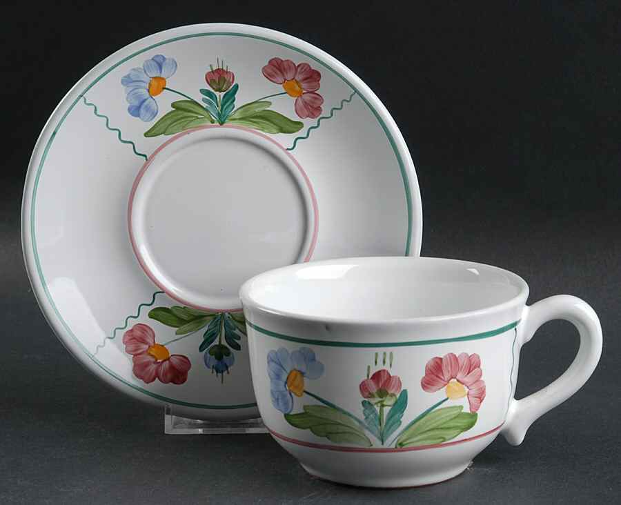 Newport Breakfast Cup & Saucer Set by Herend Village-1