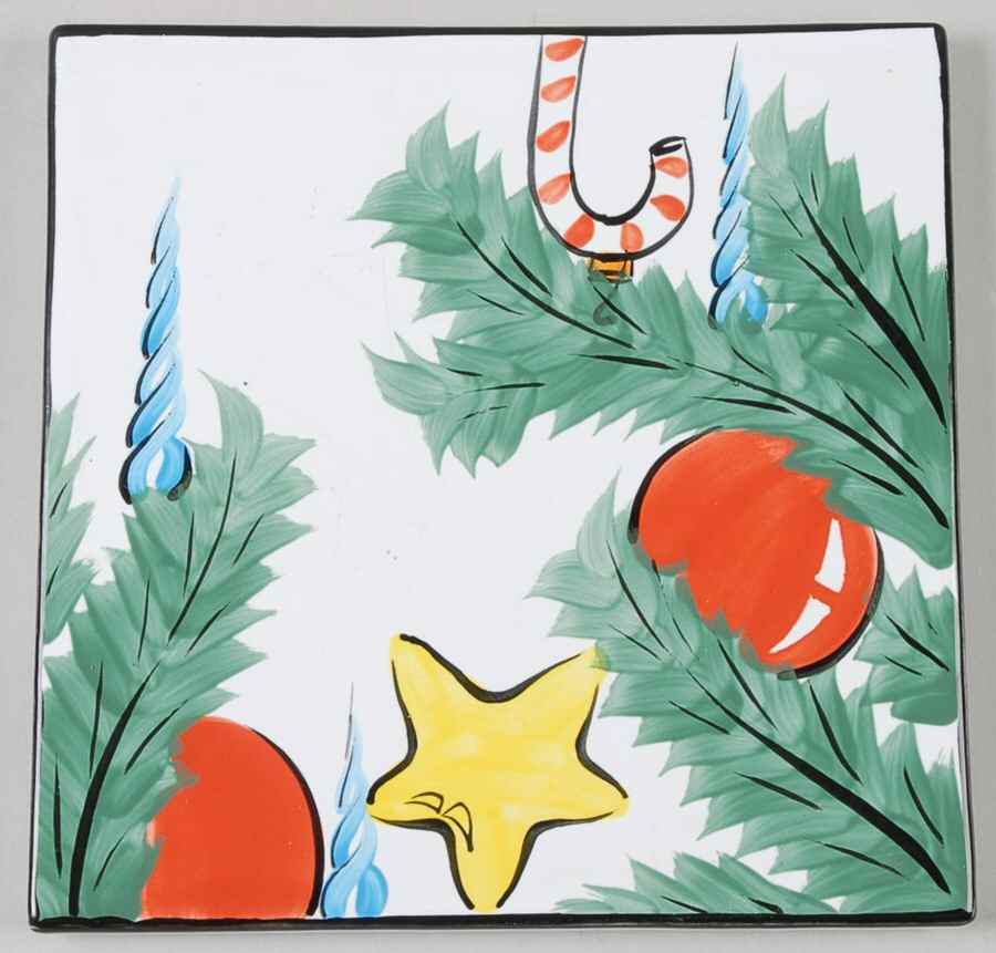 Old Fashioned Christmas Trivet by Herend Village-1