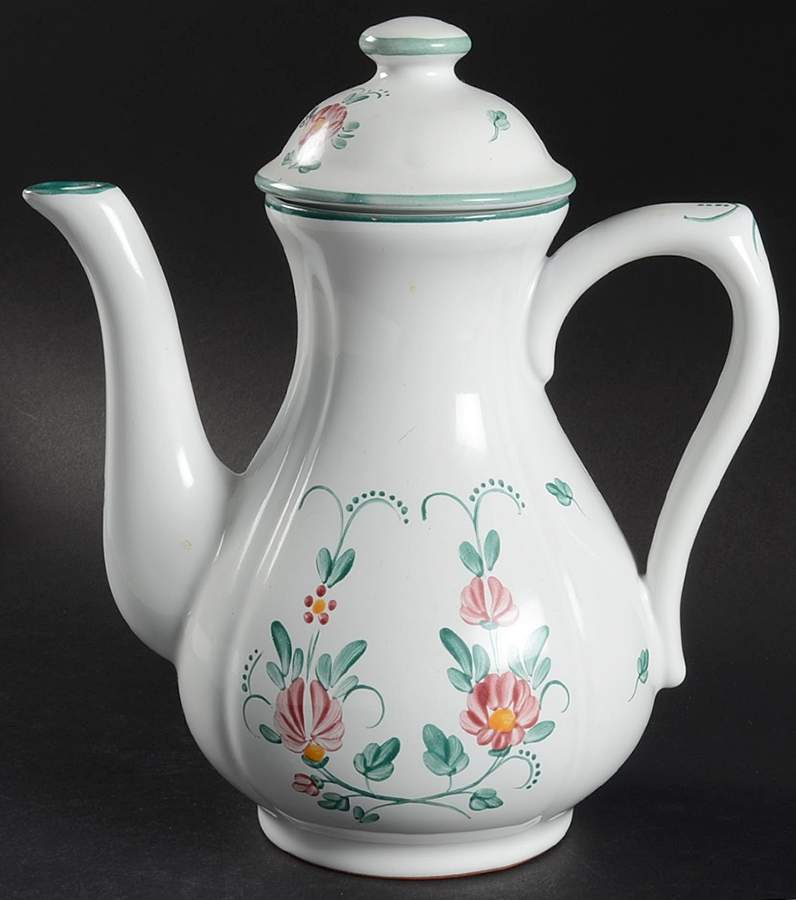 Primrose Coffee Pot & Lid by Herend Village-1
