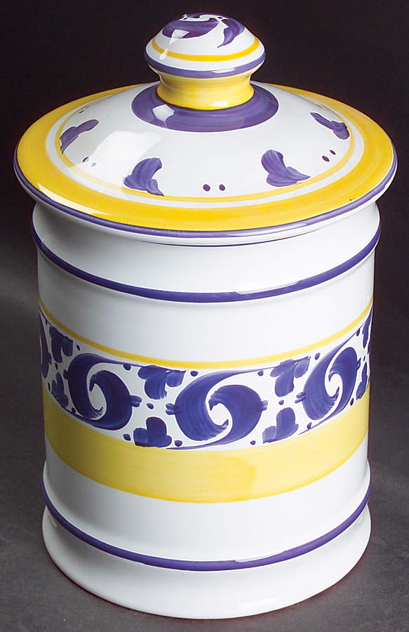 Splash Medium Canister & Lid by Herend Village-1