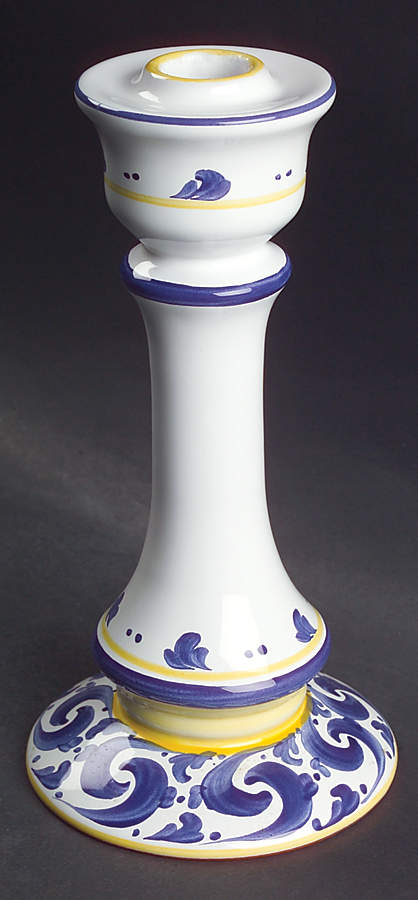 Splash 8" Tall Candlestick by Herend Village-1