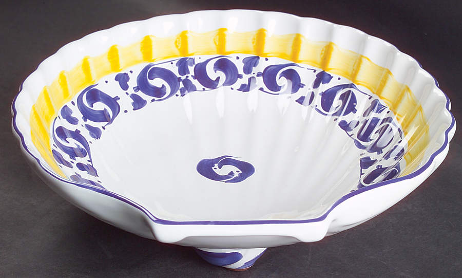 Splash Large Shell Shaped Dish by Herend Village-1