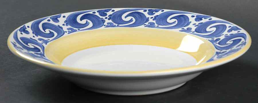 Splash Large Rim Soup Bowl by Herend Village-1