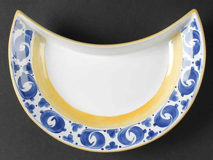 Splash Crescent Salad Plate by Herend Village-1