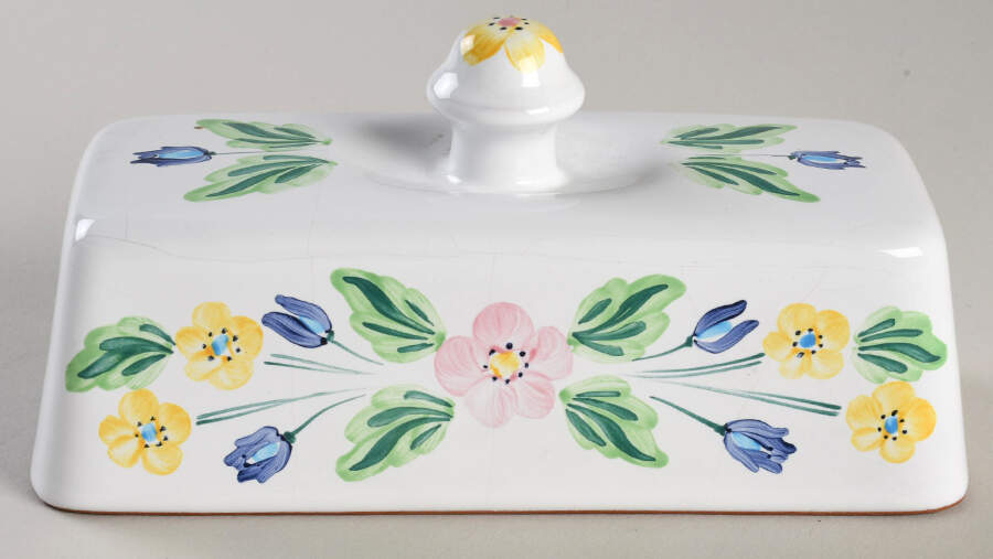 Trellis Lid for 1/4 Lb Butter by Herend Village-1