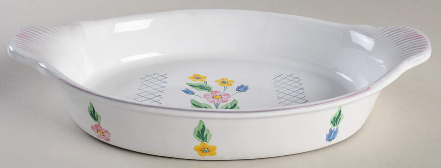 Trellis 13" Augratin by Herend Village-1