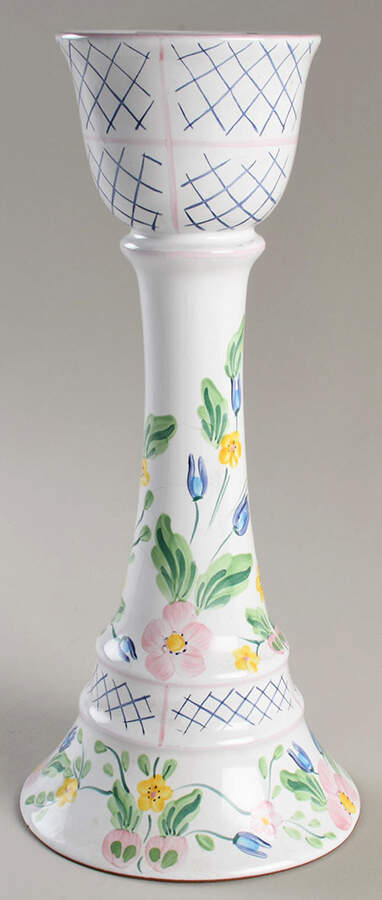Trellis Tall Candlestick by Herend Village-1
