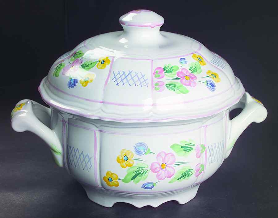 Trellis Tureen &  Lid by Herend Village-1