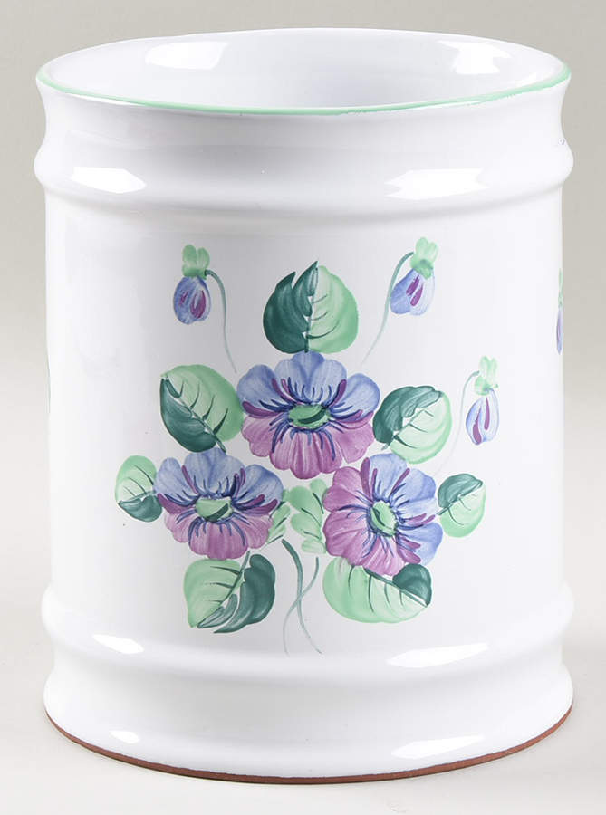 Violets Large Canister No Lid by Herend Village-1