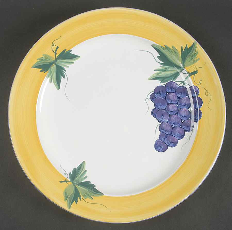 Village Vineyard 12" Chop Plate (Round Platter) by Herend Village-1