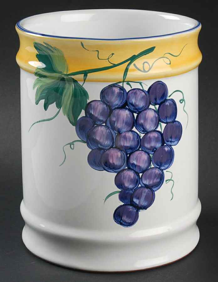 Village Vineyard Large Canister No Lid by Herend Village-1